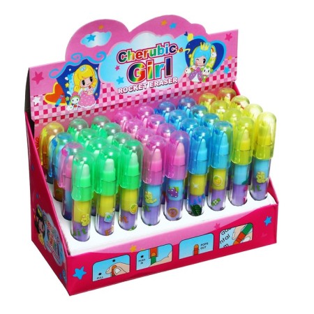Lastik - Erasers EXAM GRADE, figured, retractable, mix-8