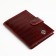 Cover for auto documents on the button, Textura, burgundy color