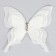 Decor for creativity "Butterfly", three -layer, set of 12 pcs., Size 1 pc. - 5 × 4.5 cm, milk color