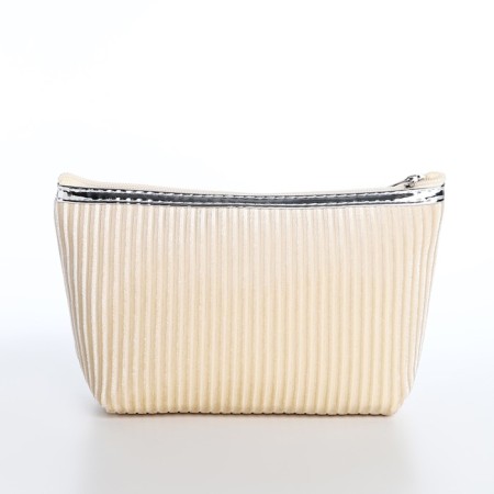 Lightning cosmetic bag, beige color-1