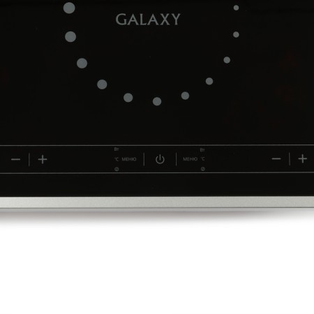 Induction Tiles Galaxy GL 3056, 2900 W, 2 burners, black-silver-2