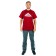 T-shirt Payer Infinity, Cotton, Bordeaux, XS