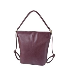 B2688 Bag bag, lightning department, burgundy color 34x25x13cm