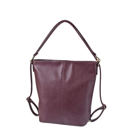 B2688 Bag bag, lightning department, burgundy color 34x25x13cm