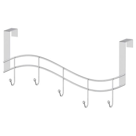 The bar hung with five hooks 39 cm, chrome
