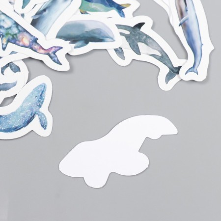 Stickers for creativity "sea inhabitants" set of 45 pcs 4.4x4.4x1.1 cm-2