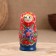 Matryoshka "Love", red scarf, 5-doll, 11.5 cm