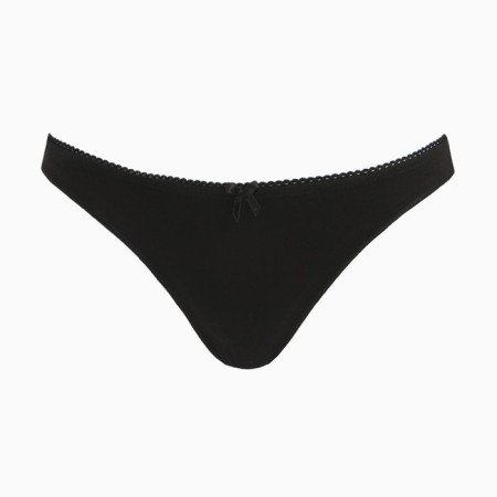 Cowards women's thongs, black color, size 44 (s)-7