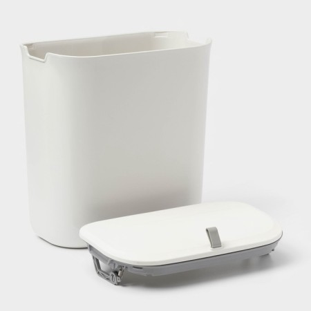 Garbage bucket touch shade, 9 l, white color-8