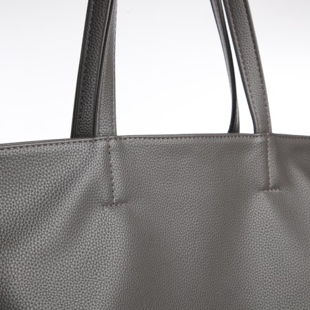 Female bag Textura, chover, large size, color gray color-5