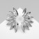Earrings Metal "Atmosphere" Yarilo Mini, Color Silver
