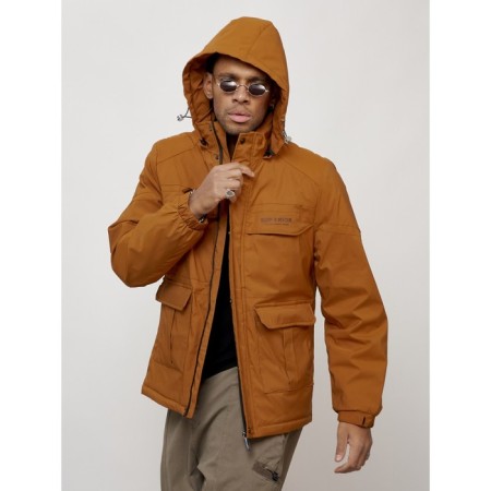 Sports male jacket, size 48, mustard color-4