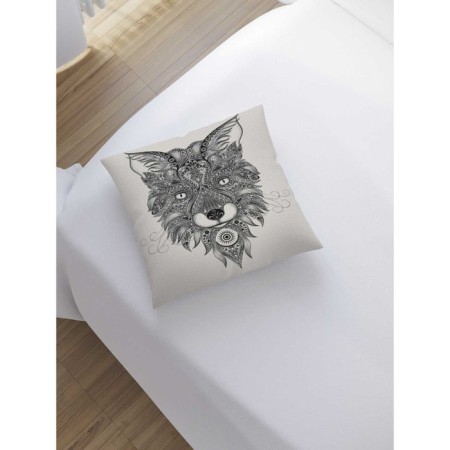 Decorative pillowcase "Mythical Wolf", on a zipper, size 45x45 cm-1