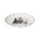 Serving share "Hugge", d = 20 cm, white color