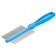 Delight comb, bilateral 24/37 teeth 25 mm, plastic handle, blue