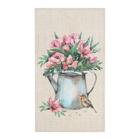 Set of towels Ethel "Bouquets" 45x70cm - 3 pcs, reps 167g/m2, cotton-4