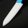 Knife ceramic shade "Simple", blade 15 cm, handle Soft Touch, blue color is blue