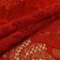 Lace elastic fabric "Packed tail", 180 mm × 2.7 ± 0.5 m, burgundy color