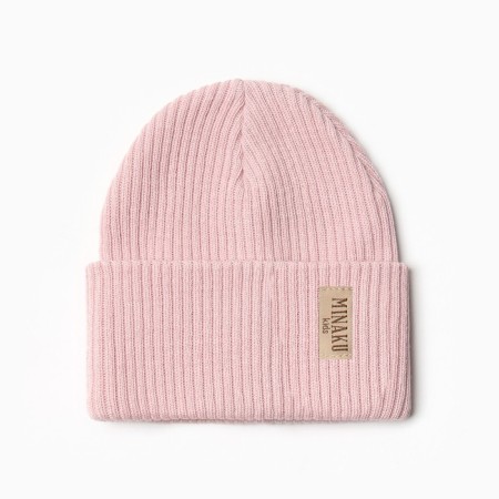 Children's hat minku rr 56-58, pink color