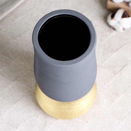 Kashpo - Vase "Duo" 25x13cm, Gray-1