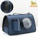 Board-carrier with organizer and porthole, 43 x 24 x 28 cm, blue