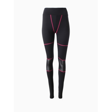 Women's legins with minaku grid, black color, rr 46-6