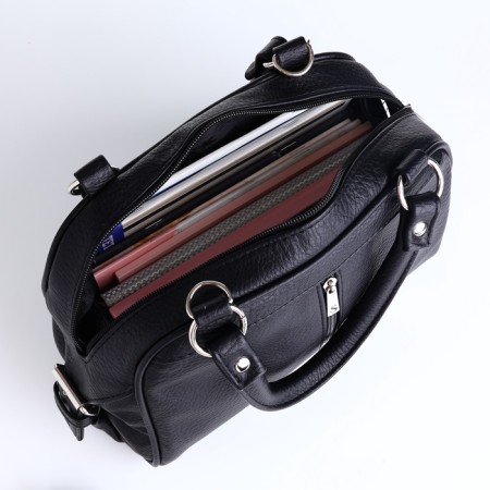 Women's bag with lightning, black color-9