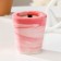 Candle - Aromatic cylinder in concrete, 8x9 cm, white, coconut
