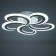 Kunayo chandelier LED 70W 3000-6500K PDD 53.5x5x5x7.5cm