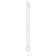 Room electrician Laris Prime Chec, 80x1200 mm, 2 crossbars, left, white