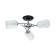 Ceiling lamp 3x60W E27, size 58x58x30 cm