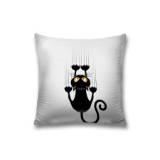 Pillowess decorative “Harmful cat”, on a zipper, size 45x45 cm