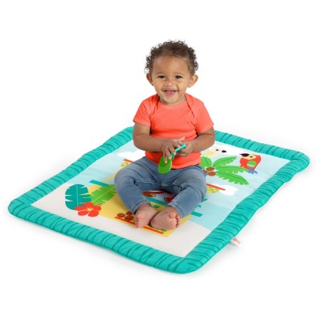 Developing rug Bright Starts "Jungle", with an arc-3