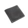 M-955 Portmone on the button, a map for cards (2)/bill, color Black pulp 9.5x9.5x1cm