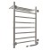 Electric towel "Sanprise" Euromix P8, 500x800 mm, with a shelf, left, chrome