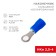 Ring Tip isolated Ø 4.3 mm 1.5-2.5 mm² (NKI 2.5-4/NKI2-4) Blue Rexant