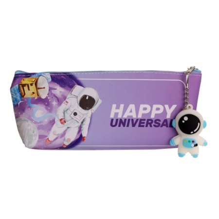 School Penal on a zipper, with a suspension, "Cosmos", mix-3