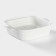 Marmite of heat -resistant ceramics square Magistro Estet, 2.2 l, 27.5 × 23.2 × 12 cm