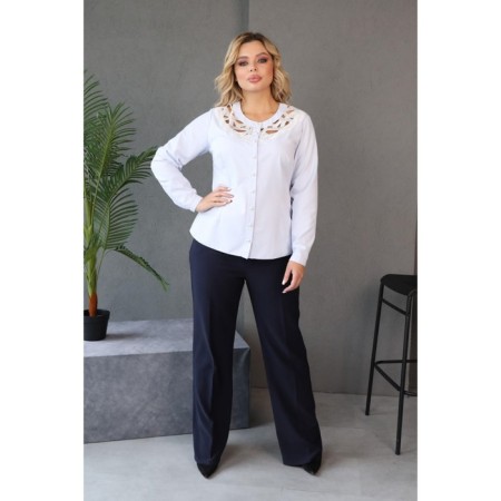 Female shirt, size 52, blue color-13