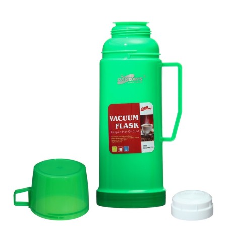 Thermos 450 ml, with a glass flask, with a mug, 12 x 25 cm, green-2