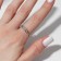 Ring "Mood" Pin, the color is silver, dimensionless