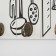 Decorative tree hooks "kitchen utensils" 38x22x3.5 cm