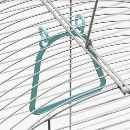 Birds of "Piggers" No. 101, chrome, equipped, 41x30x65 cm, turquoise-15