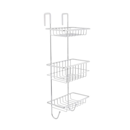 Axentia 3-tier shelf, straight, hinged with two hooks, 22x57x17.5 cm