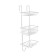 Axentia 3-tier shelf, straight, hinged with two hooks, 22x57x17.5 cm