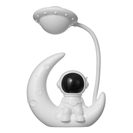Table lamp "Astronaut on the Moon" LED 3W USB AKB White 13x5x26 cm Risalux-11