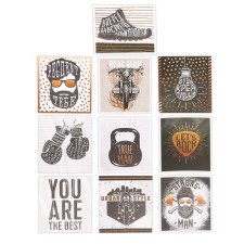 Stickers-stickers, set, “for men”, 6 x 7 cm, 10 pcs