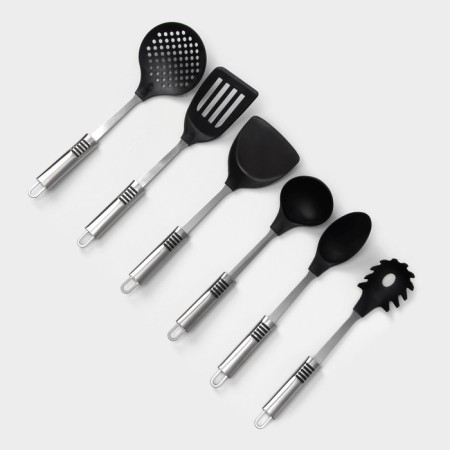 A set of kitchen accessories of the Fidel, 6 items, on a stand-2