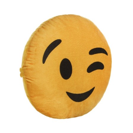 Pillow for the headrest Matech Smile Line, wink, 30 x 30 x 10 cm, yellow-2