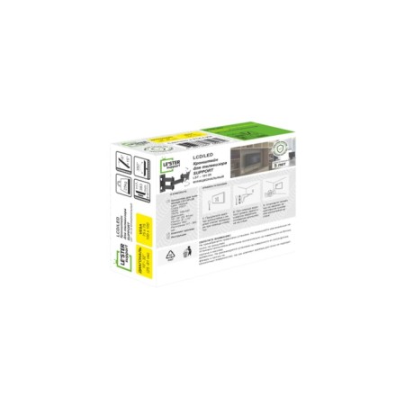 LE’SER LST-101.05 bracket, for TV, sloping-in-housing, 10-32 ", 117-383 mm from the wall, black-3